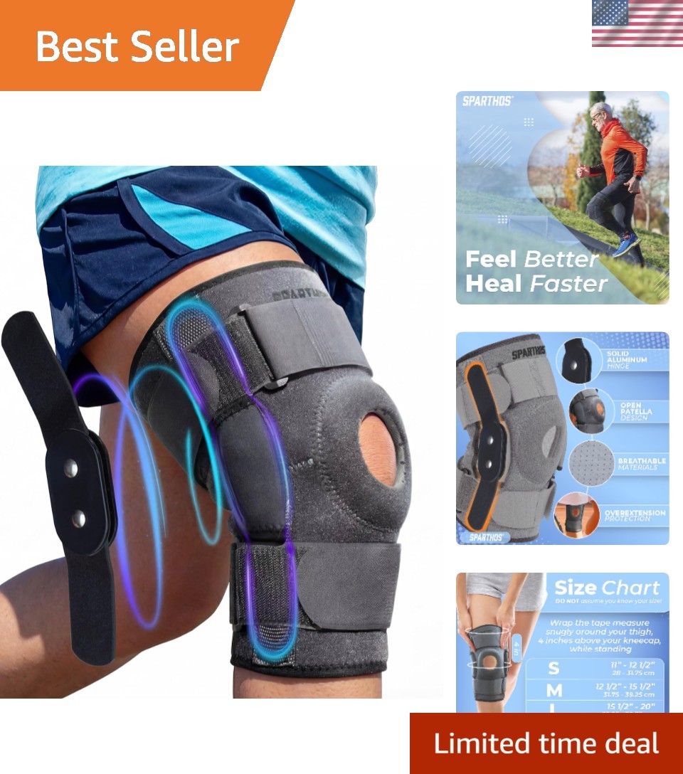 Lightweight Pain Relief Knee Brace with Open Patella – Perfect for Recovery