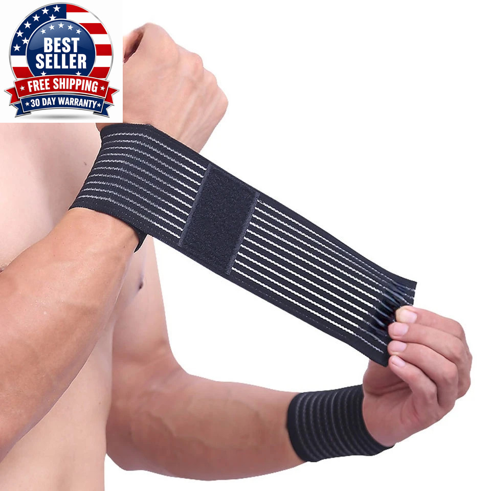 Gym Support Wrist Brace Wrap Carpal Tunnel Cotton Elastic Bandage Hand Sport Wri