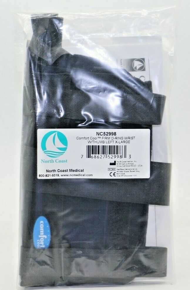 Comfort Cool -Firm D-Ring Wrist W/THUMB Left X- Large