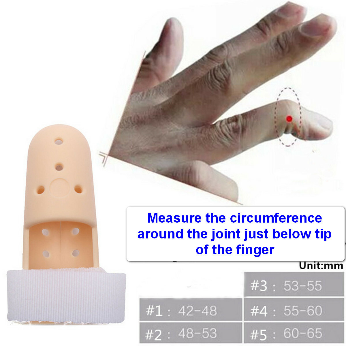 Finger Support Brace Mallet DIP Splint Joint Protector Relieve Pain~US Seller