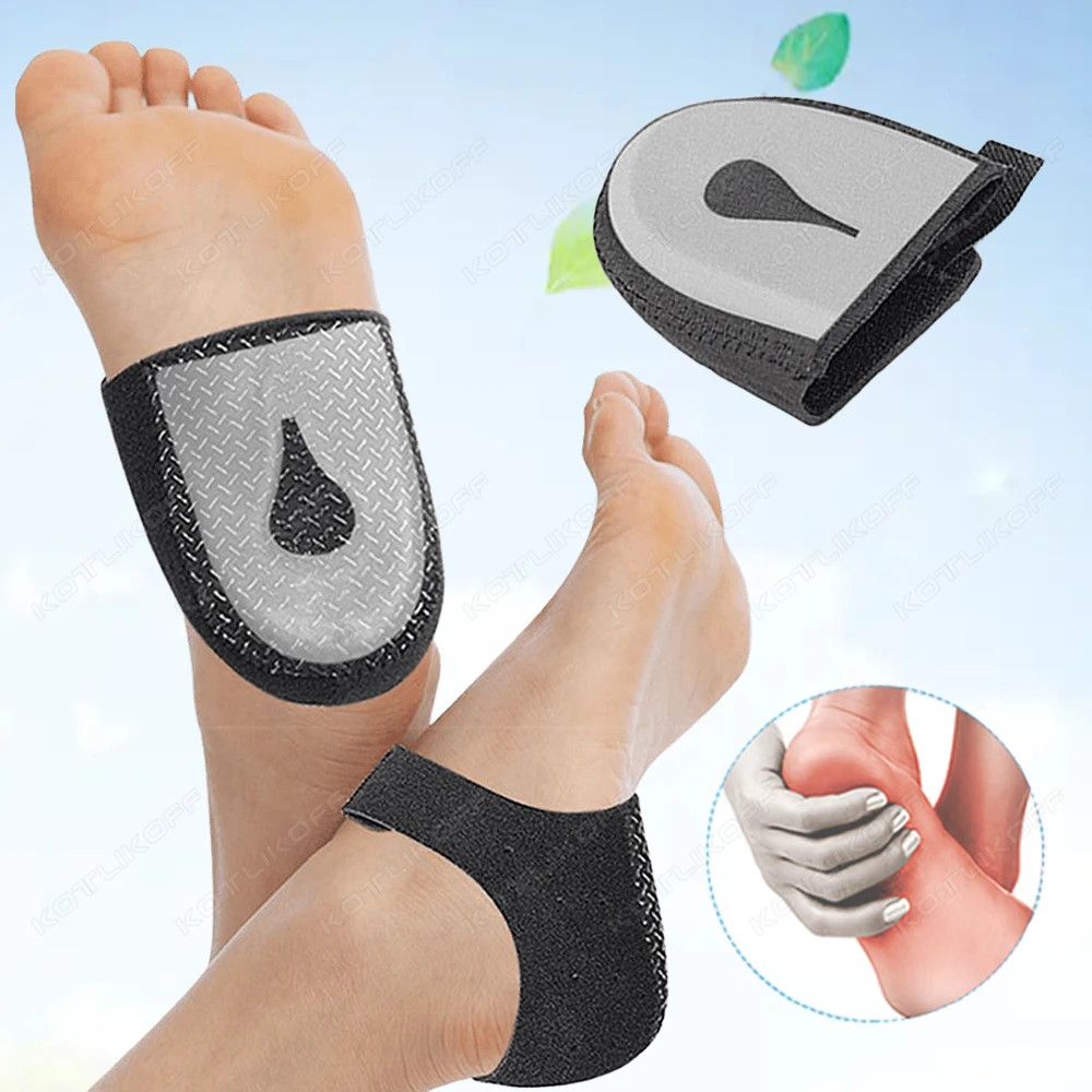 Silicone Gel Heel Insoles For Plantar Fasciitis Heel Spur Wearable Pain Relief P