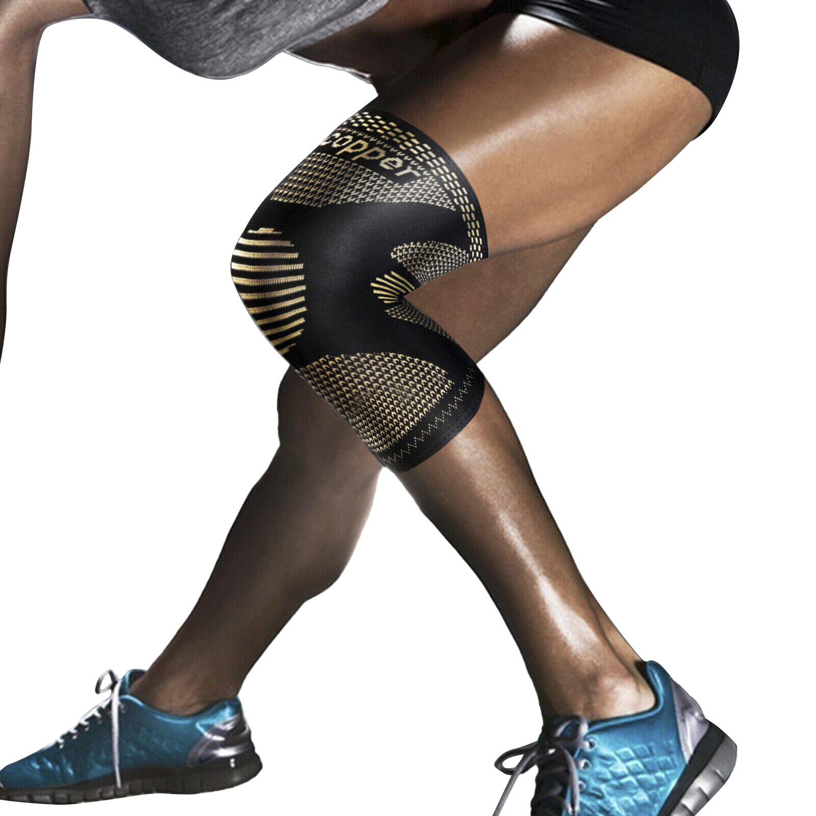 Knee Sleeve-Knee Braces for Joint Pain Relief Knee Support Womens Mens Sports in