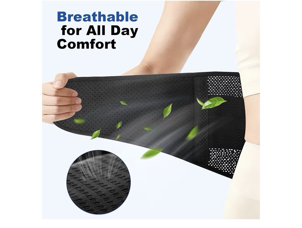 WIMSSERT Lumbar Back Support Brace, X-Support System, Breathable Mesh
