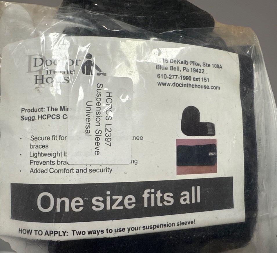 Doctor In The House® HCPCS L2397 Suspension Knee Sleeve Brace