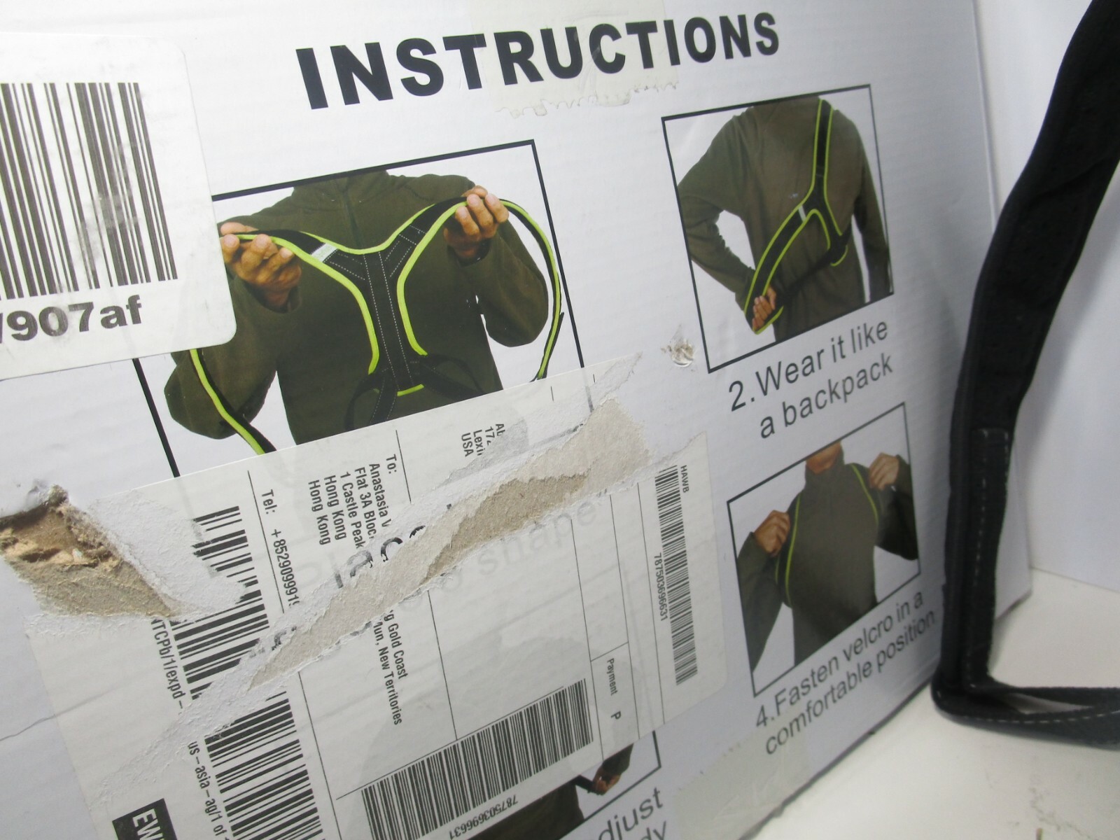 Abahub Posture Corrector Brace Clavicle Back Support Black Medium, FREE SHIP!