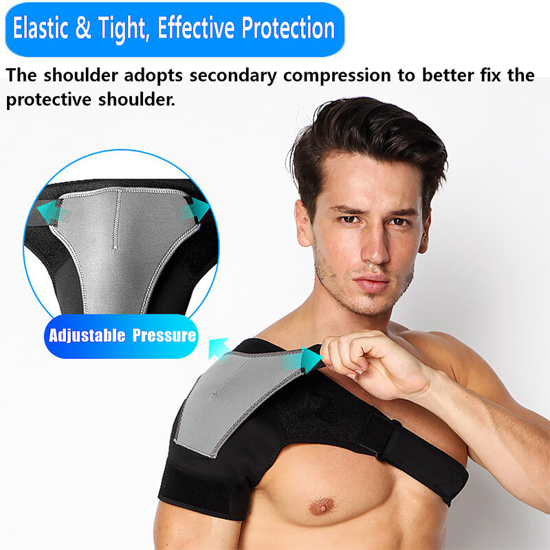 Shoulder Brace Rotator Cuff Support Arthritis Dislocation Compression Sleeve