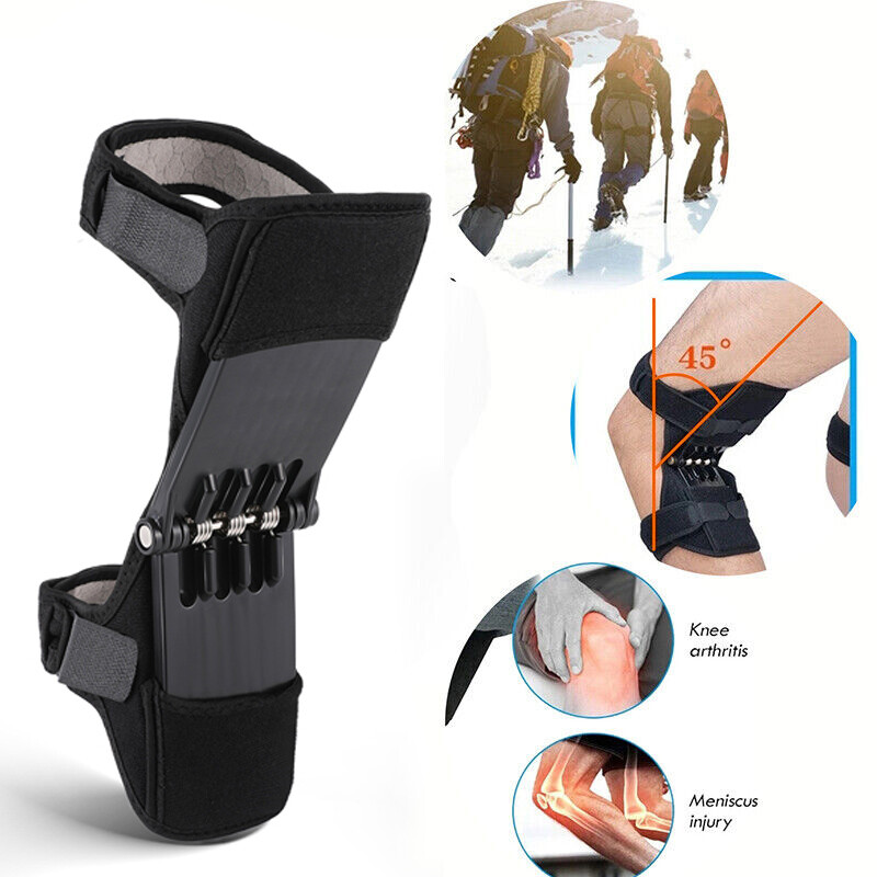 Joint Support Knee Pads Power Spring Loaded Rebound Sports Lift Protection USA