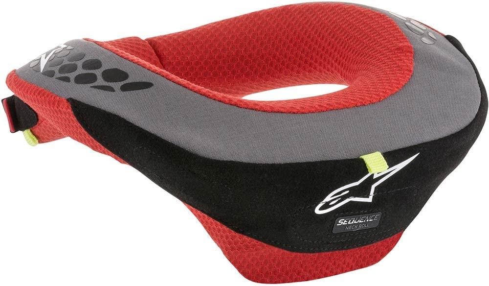 Youth Neck Roll for Motocross, L/XL, Black/Red Comfort & Support