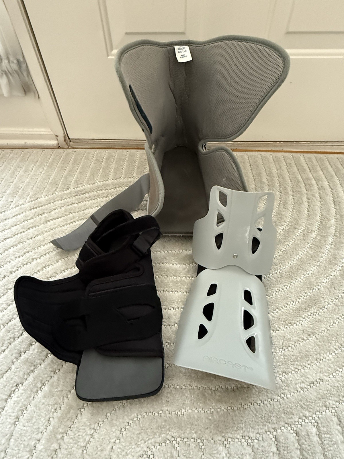 Aircast SP Walker Short Pneumatic Ankle Brace Walking Boot With Pump Size Large