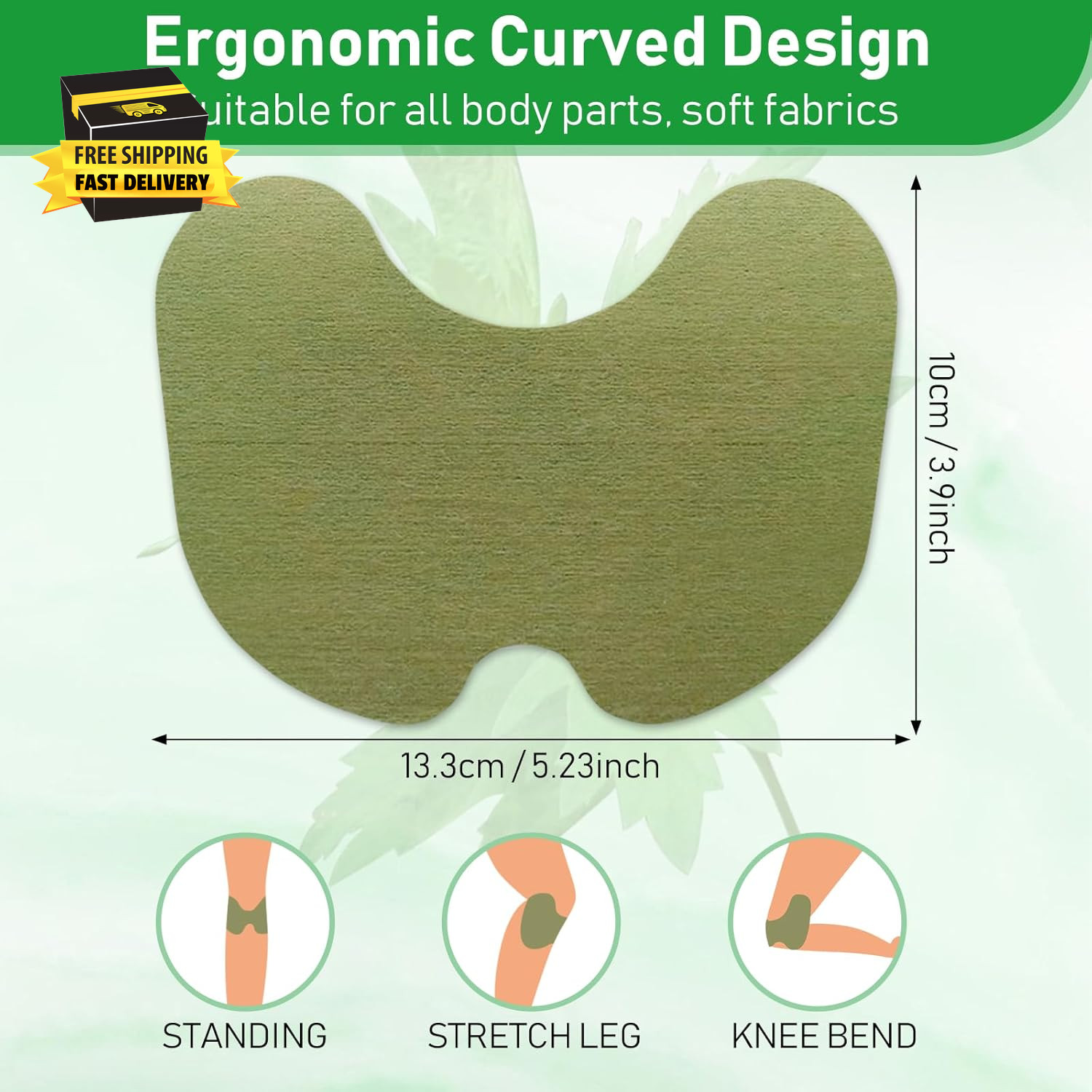 14 Pcs Knee Patches, Natural Knee Patch for Bone on Bone, for Back, Neck, Should