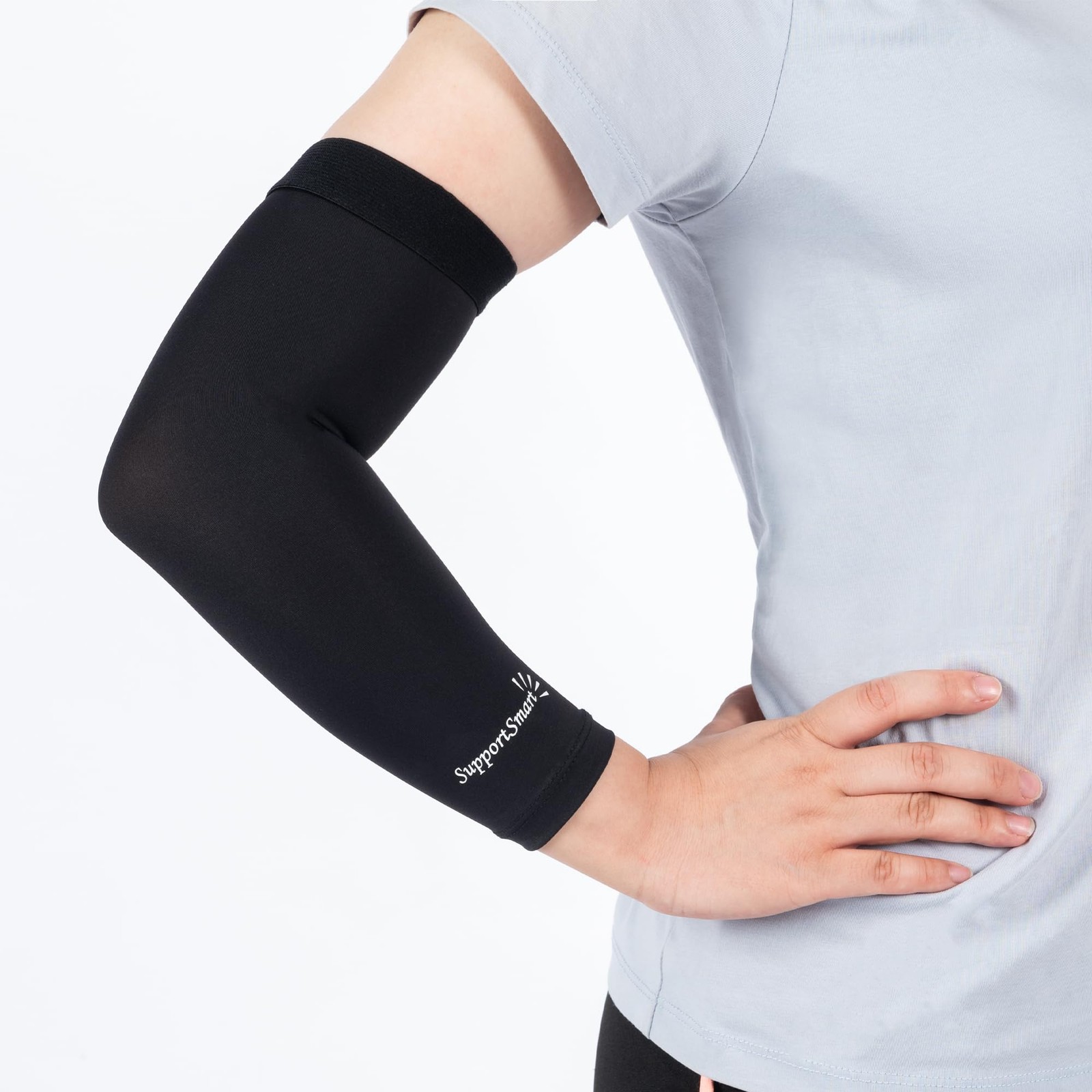 Arm Smart Copper Compression Sleeve -Copper-Infused Full – Small