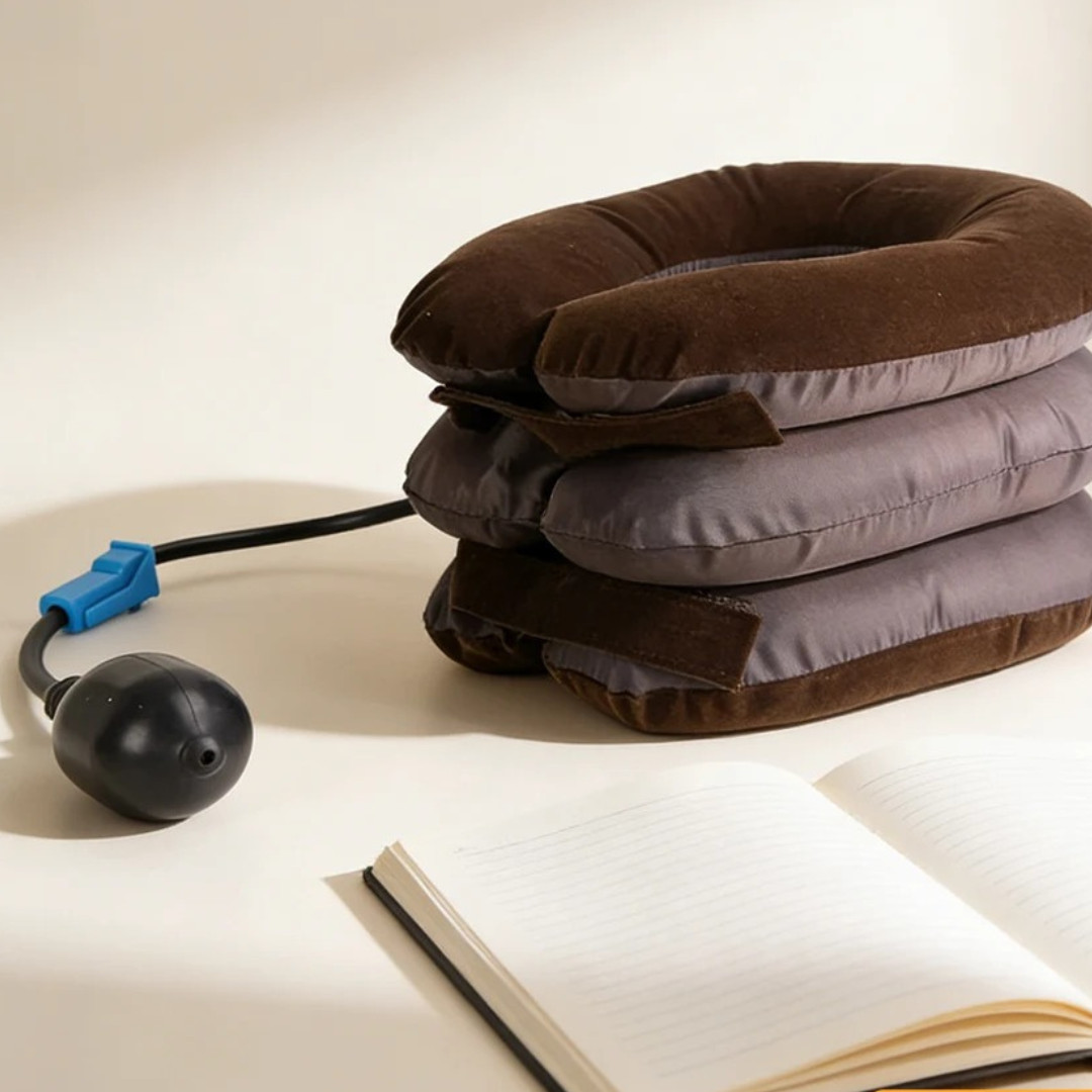 Cervical Neck Traction Device Collar Brace Support Pain Relief Stretcher Therapy