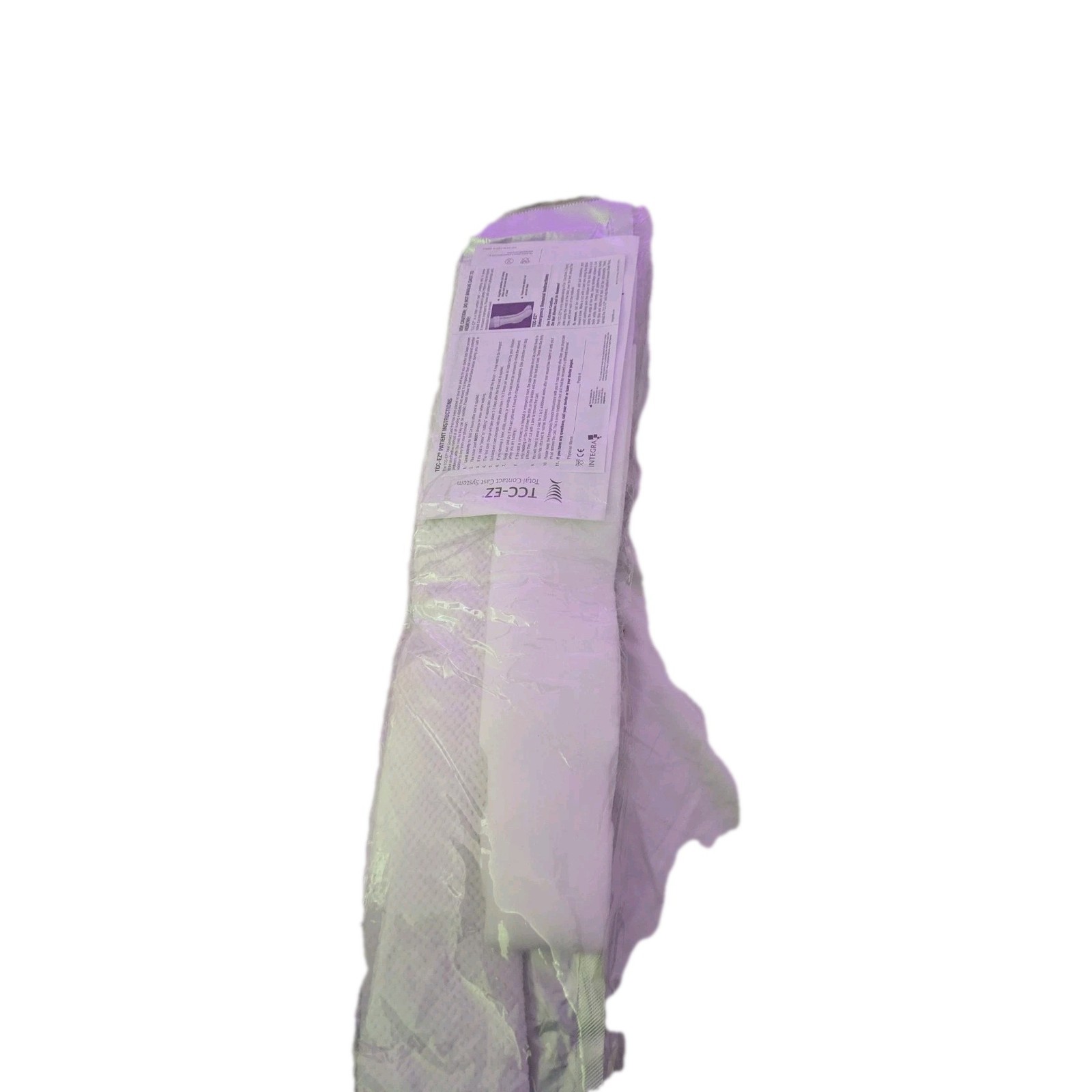 Integra TCC-EZ Mesh Cast Protector Immobilization Leg Sock 3in x 23.6in White CE