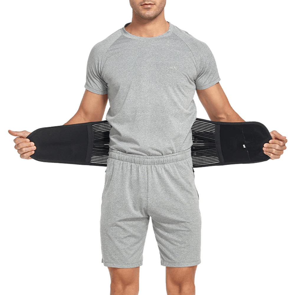 Adjustable Lower Back Support Brace Lumbar Pain Relief Waist Belt For Men Women