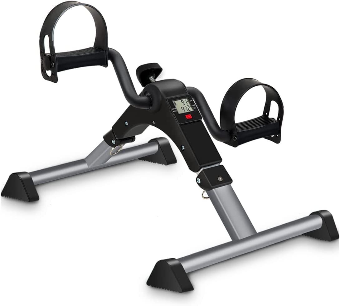 GOREDI Under Desk Bike Pedal Exerciser, Upper & Lower Peddler Exerciser Black