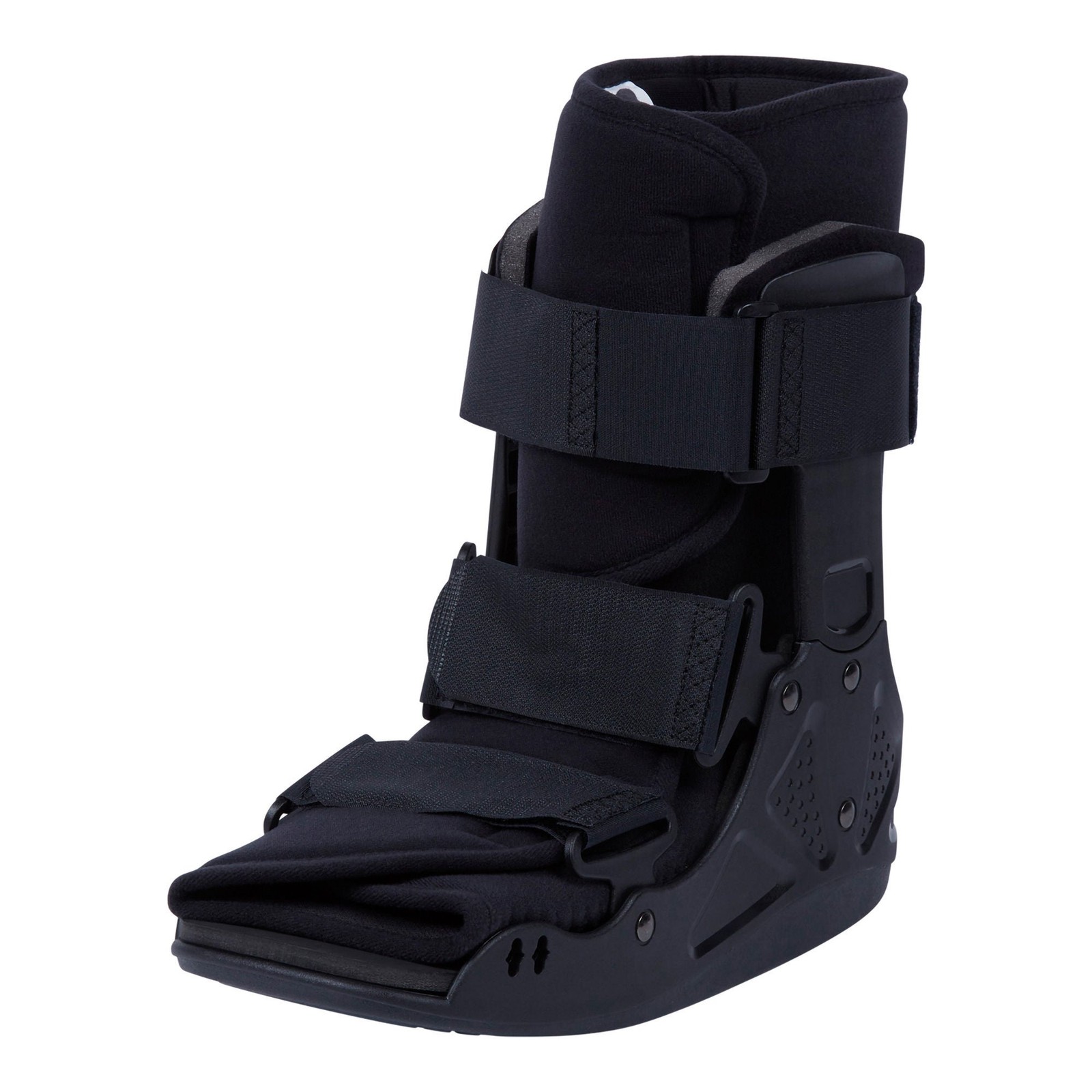 McKesson Black Walker Boot Large Hook and Loop for Either Foot 155-79-95507