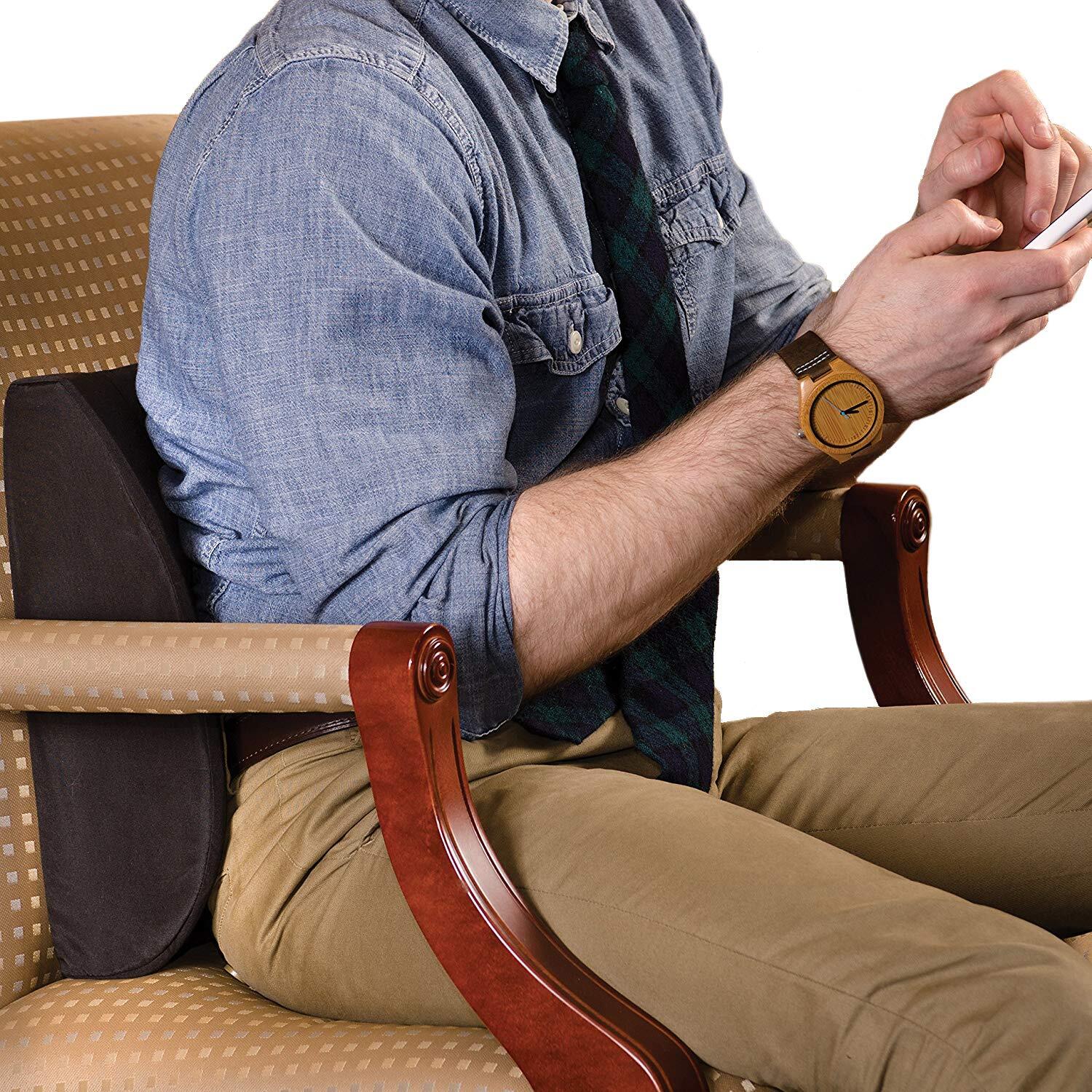 Ergonomic Lumbar Support Pillow for Back Pain Relief and Posture Alignment