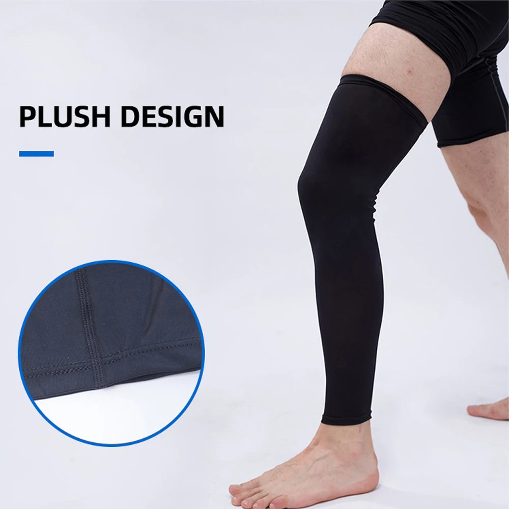 1Pcs Full Leg Sleeves Long Compression Leg Sleeve Knee Sleeves Protect Leg, for