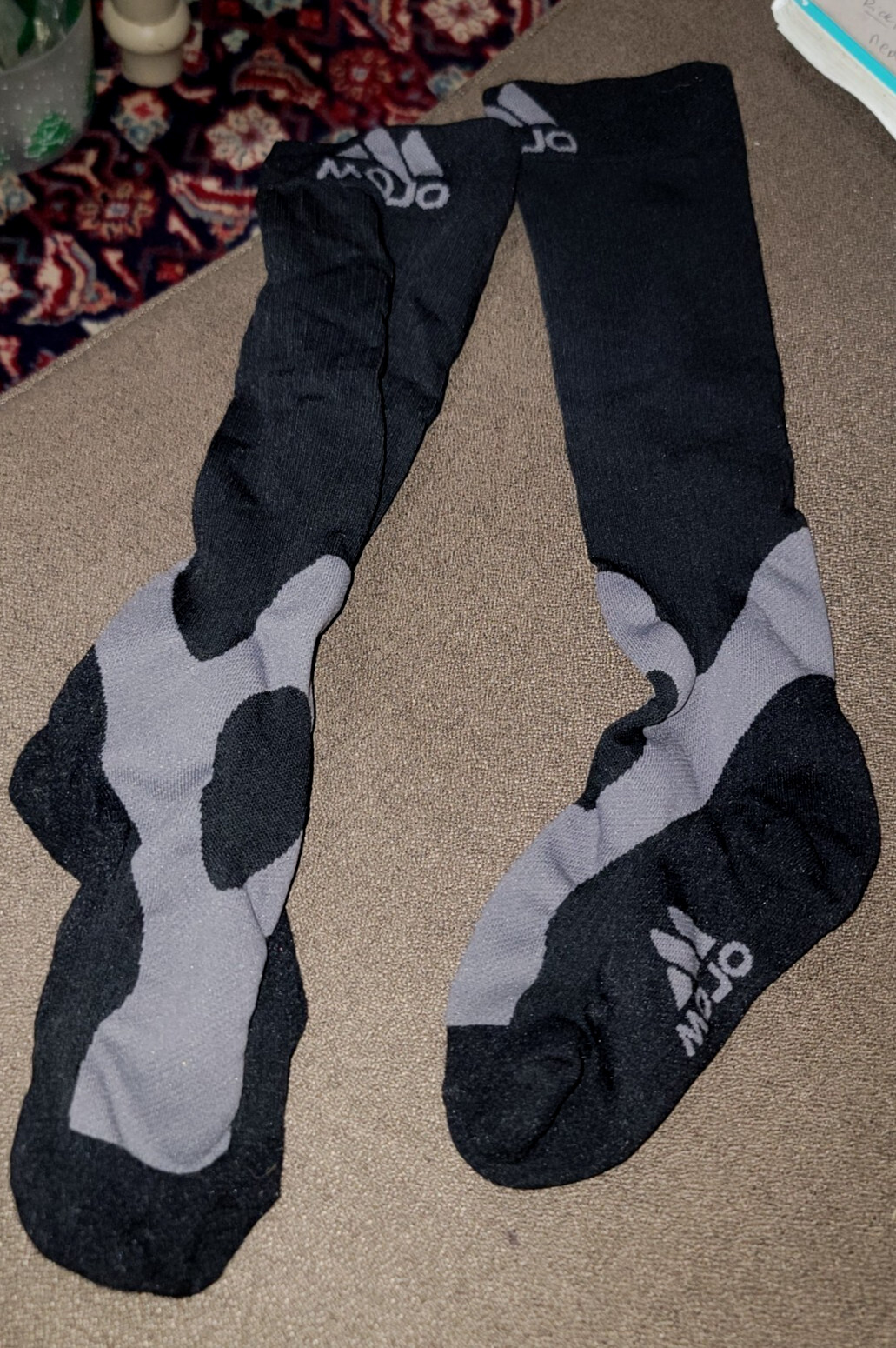 Mojo Elite with Coolmax for Performance & Recovery Cushioning Extra Wide Calf Lg