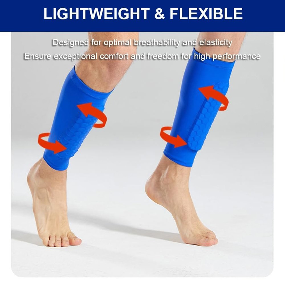 Football Soccer Shin Guards Pads for Kids Youth Adult Sport Leg Protective Gear