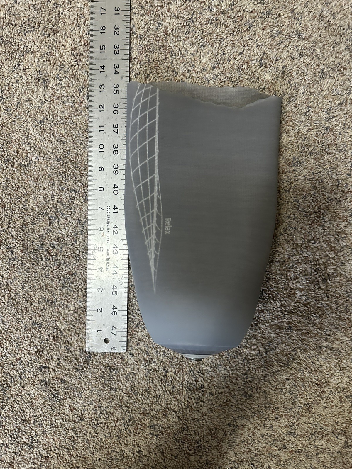 OSSUR Relax Above Knee Locking Prosthetic Silicone Liner Size 39/3 Used
