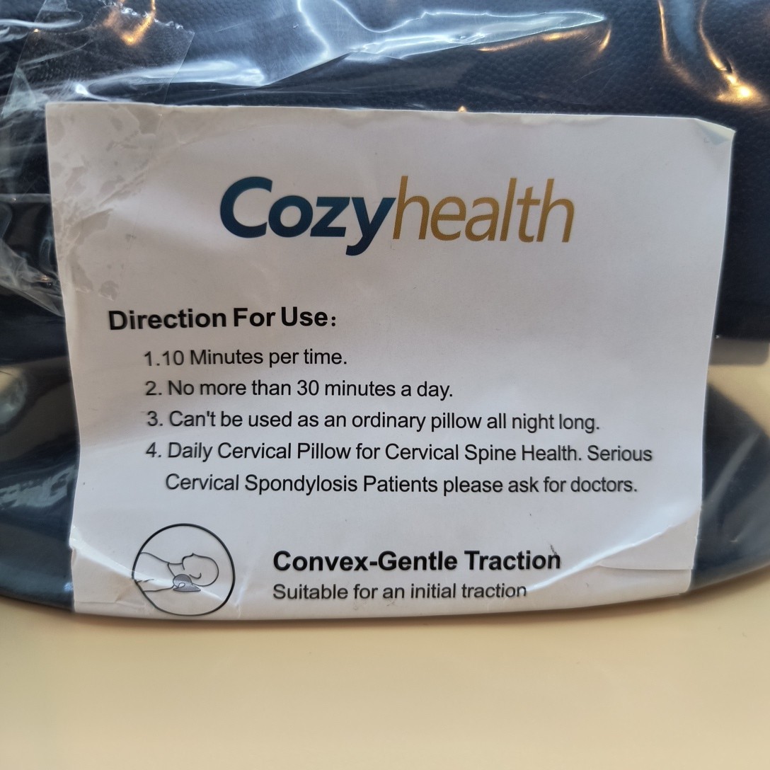 Cozy Health Neck /Shoulder Relaxer Cervical Traction Device for TMJ Pain Blue