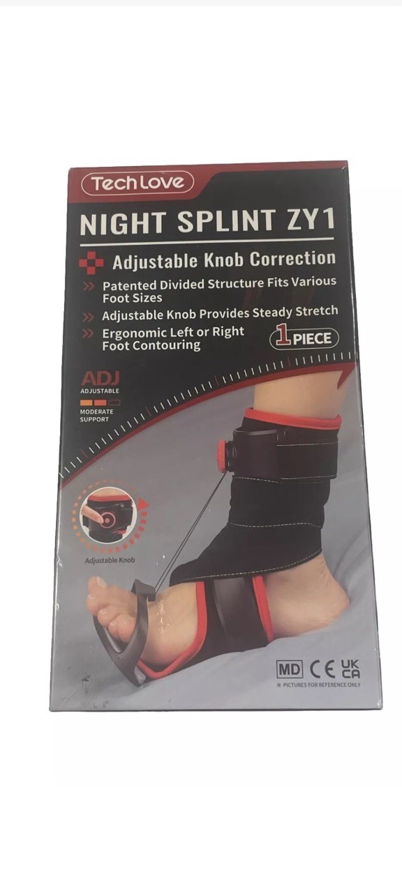 Tech Love Plantar Fasciitis Night Splint ZY1 Unisex Right Foot