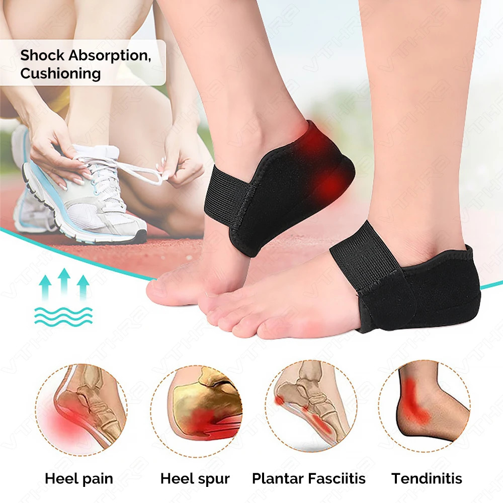 Silicone Height Increase Insole For Shoes Men Women Adjustable Elastic Bandage 1