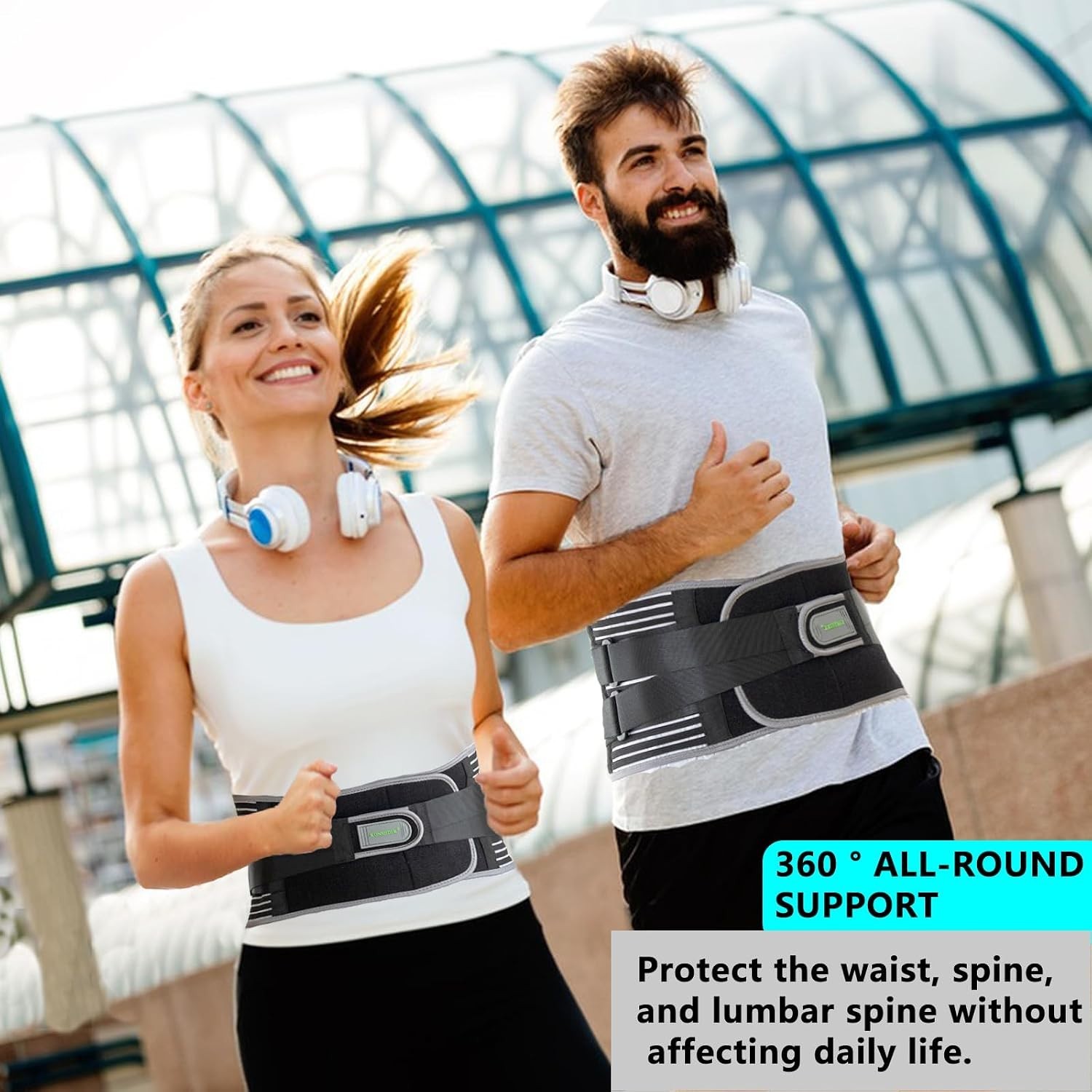 Back Brace for Herniated Disc,Lower Back Pain Relief,Strain,Adjustable Lumbar…