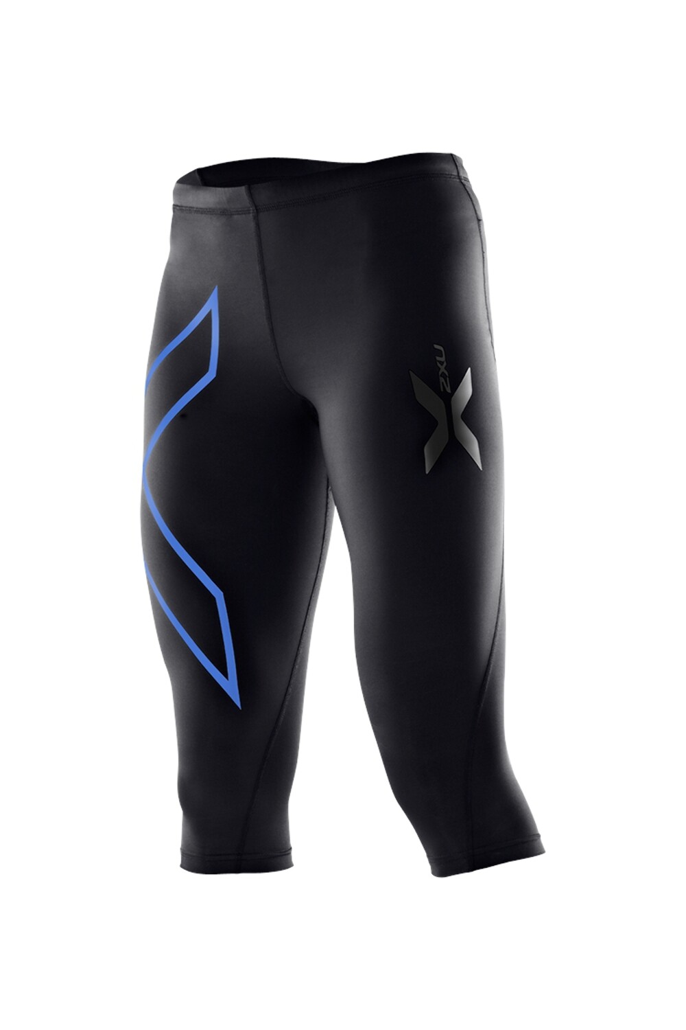 GREAT SAVINGS || 2XU Womens Compression 3/4 Tights – Black/Blue