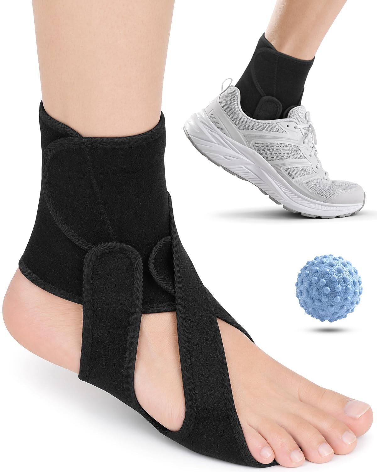 Drop Foot Brace for Walking Ankle and Foot Orthosis Adjustable Fit RIGHT FOOT