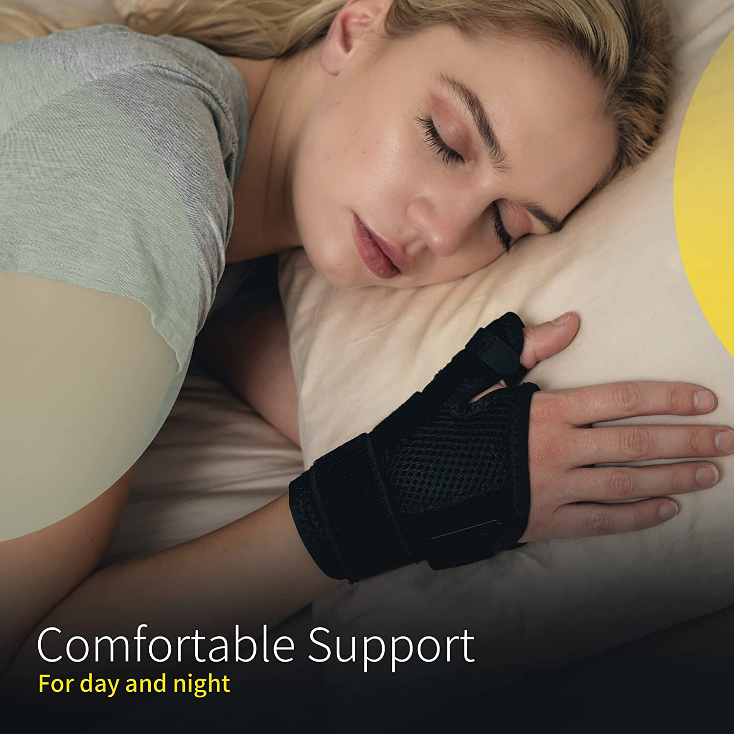 Thumb Wrist Brace Support Hand Sprain Carpal Tunnel Arthritis Running Right Left