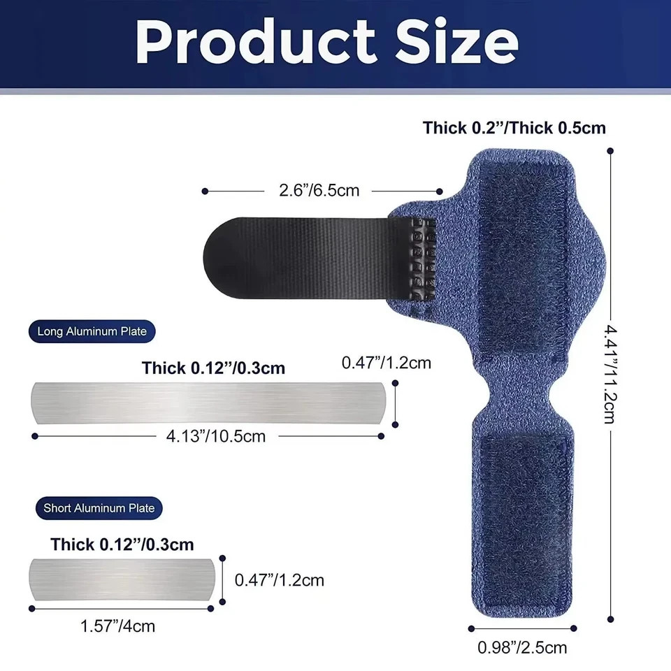 Toe Straightener Hammer Toe Corrector Brace Splint Wrap for Broken Fingers Toes