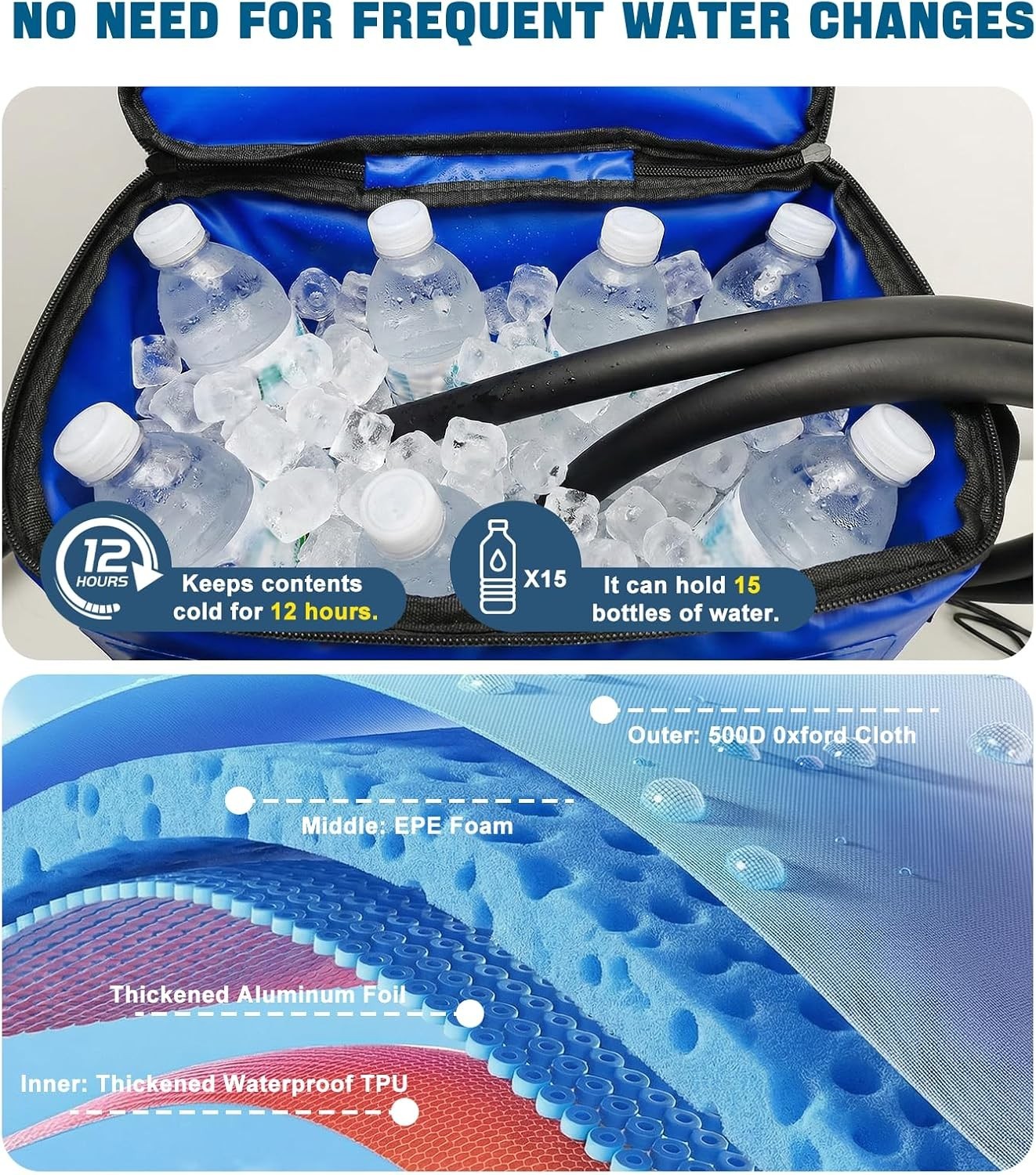 19Qt Cold Therapy Machine Knee Shoulder Hip Ankle Timer Remote Quiet Pump