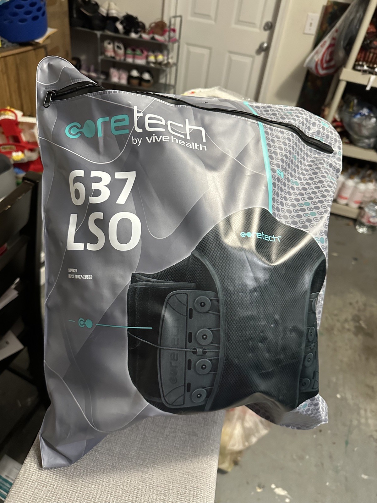 Coretech 639 LSO Adjustable Back Brace (One Size Fits All) *NEW with Tags