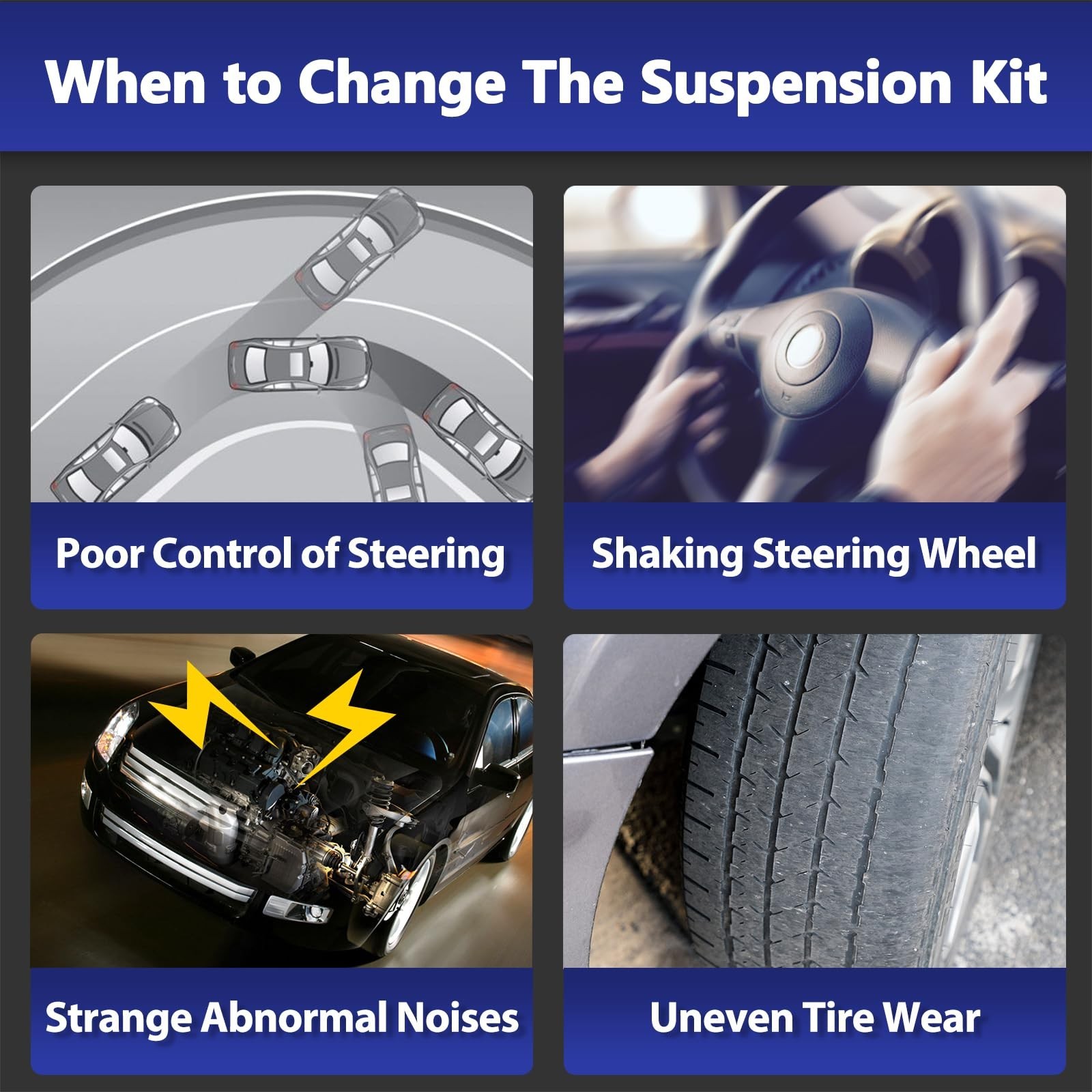 Control Arm, Replacement For Front Lower Control Arms with Ball Joint Suspens…