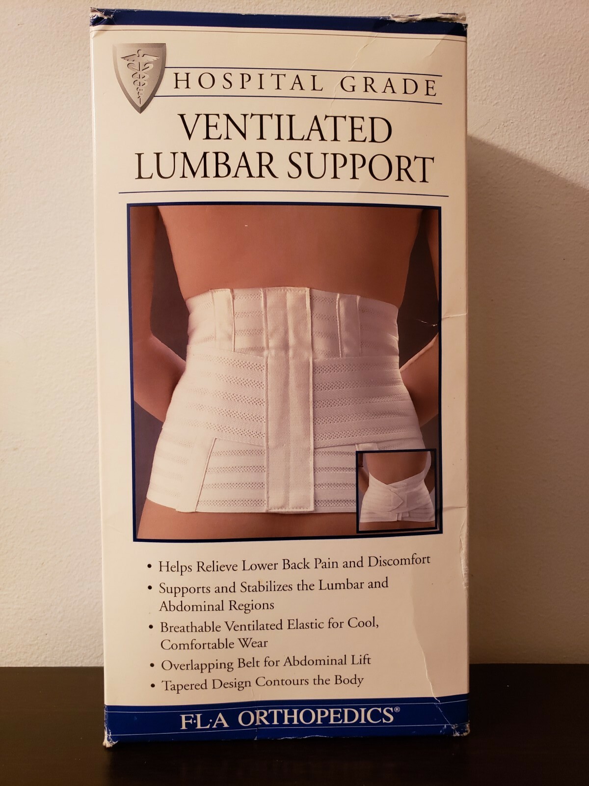 New. Opened Box. Never Used Hospital Grade Ventilated Lumbar Support. Size XXL.
