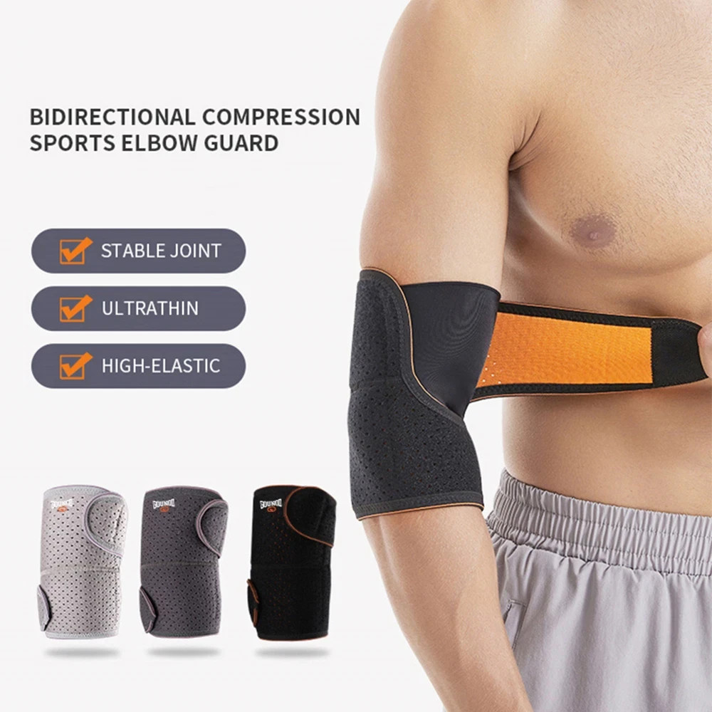 Sports Elbow Brace Support Sleeve Arthritis Tendonitis Arm Joint Pain Band Wrap