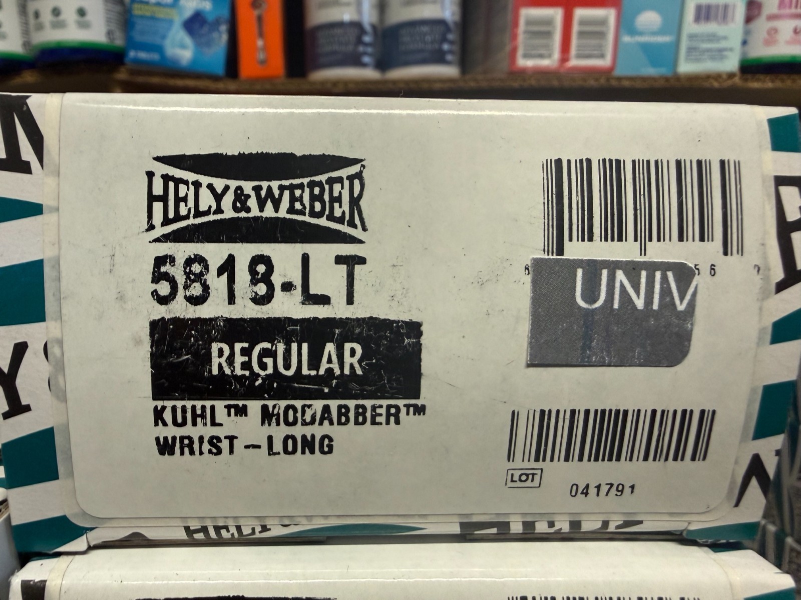 Hely & Weber 5818-LT Kuhl Modabber Left Wrist Long Black Brace 618984189569