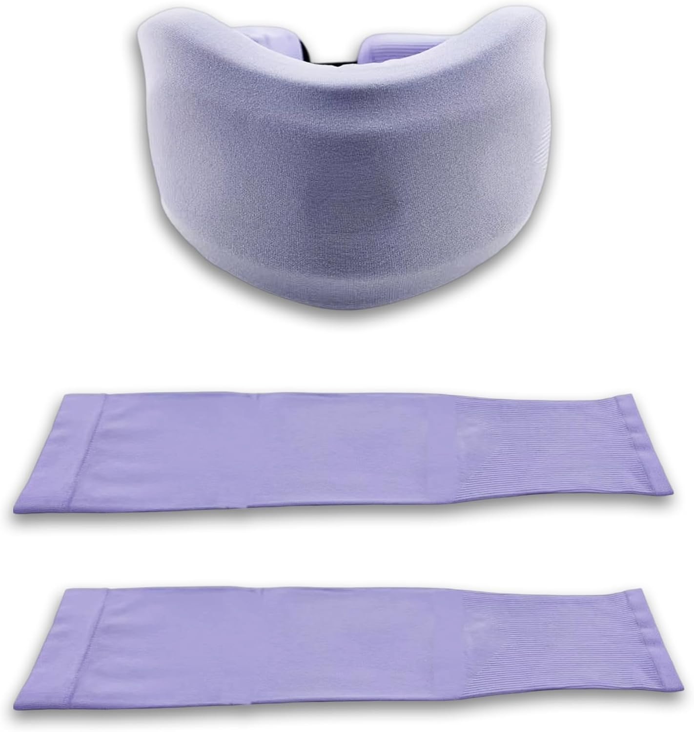 Breathable & Machine Washable Neck Brace Dust Cover Sleeves – 2 Packs in Purple