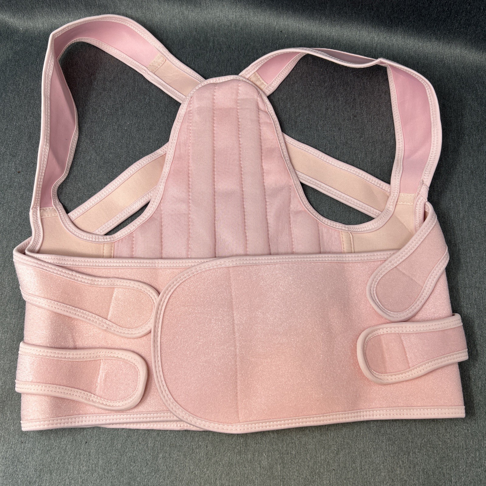 Adjustable Upper Back Brace Posture Corrector Support Belt Women’s Medium Pink