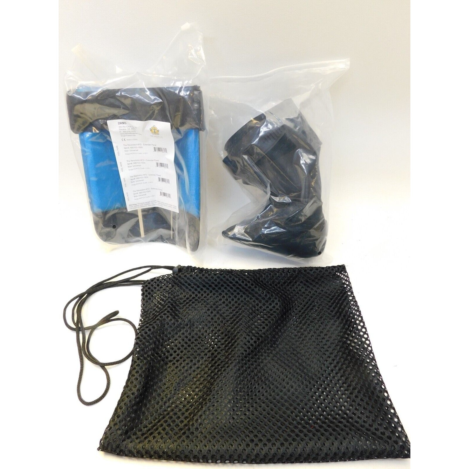 Dr Medical DRMS The Revolution AFO Right Ankle Brace Medium w Extender Panel NEW