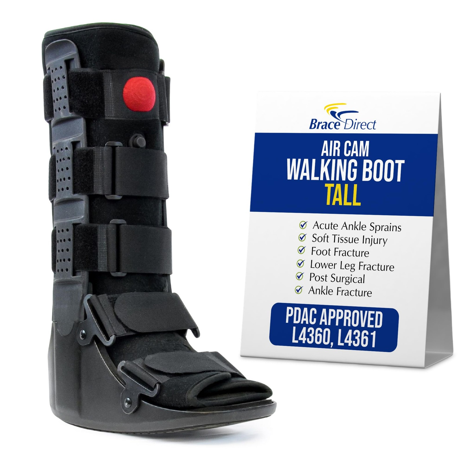 Brace Align Air CAM Walker Fracture PDAC Approved L4360 and L4361 Boot Tall – Me