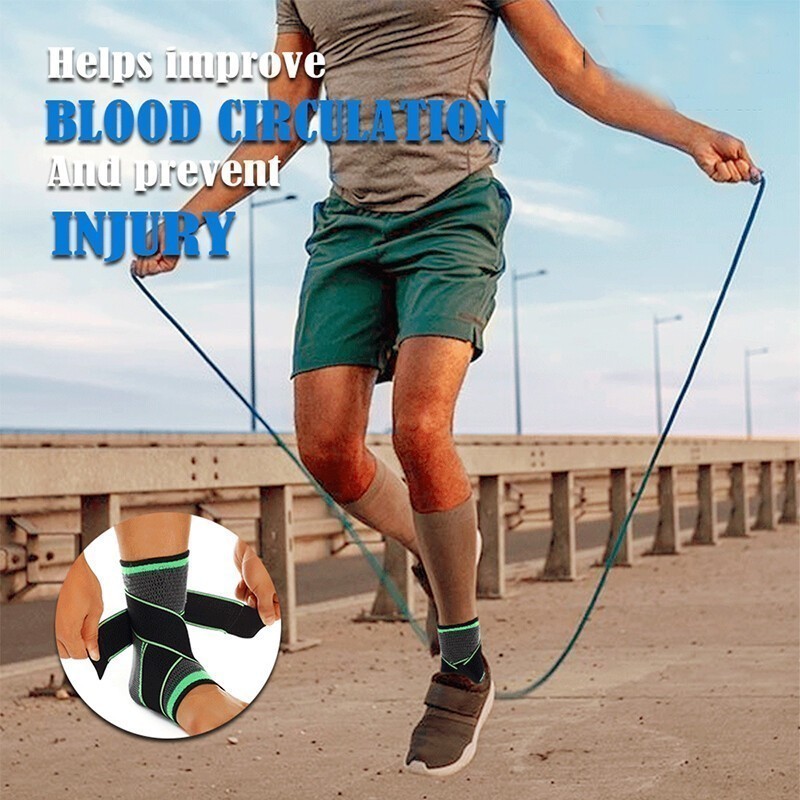 1pc Adjustable Compression Ankle Brace for Sports, Running, Exercise, Foot Care