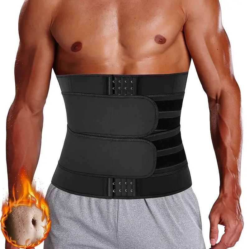 Women Trimmer Belt Waist Trainer Sweat Shaper Stomach Fat Burner Weight Loss