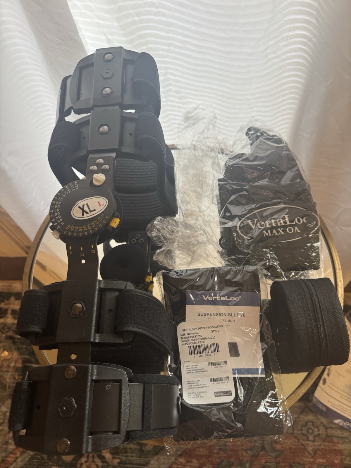 XL Left Vertiloc Functional Knee Brace for ACL/MCL/PCL/Meniscus/Ligament/