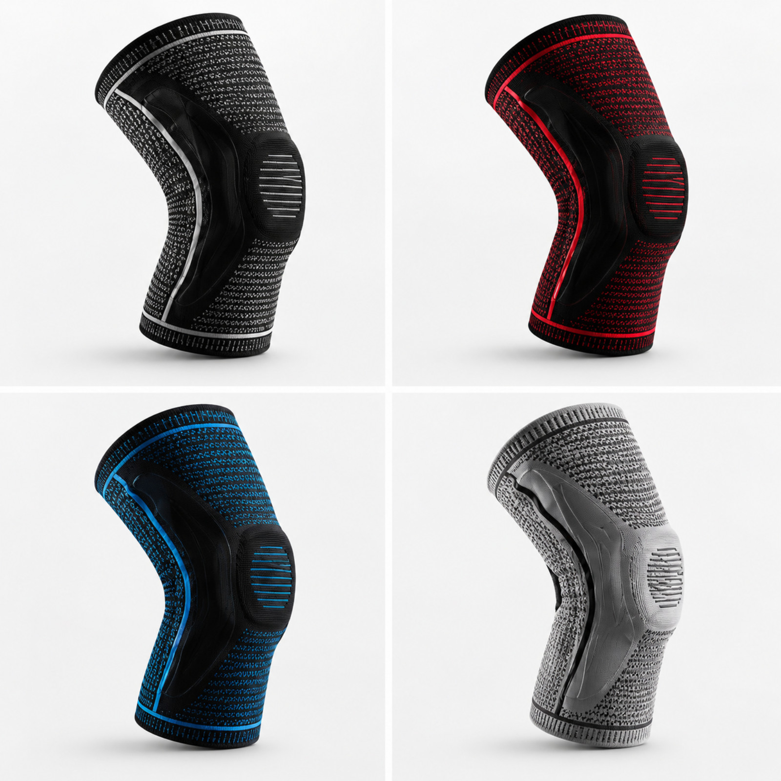 Knee Sleeves Compression Brace Support Sport Joint Injury Pain Arthritis Relief