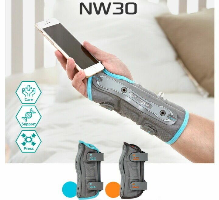 Disk Dr NW30 Wrist Guard Direct 4-Way Compression 3Frame Ari Pump Left 6~7″ Blue