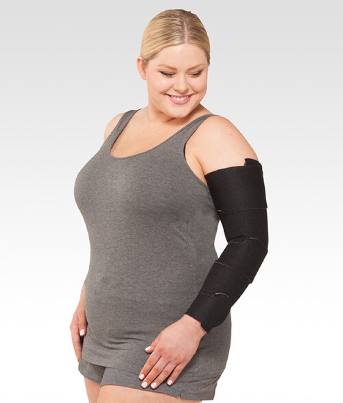 COMPRESSION ARM WRAP by JUZO, Reversible Black/Beige Wrap, All Sizes, NEW