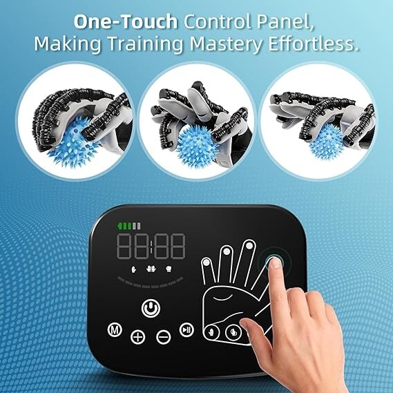 CUREBONE Rehabilitation Robot Gloves, Hand Strengthening Device #3722